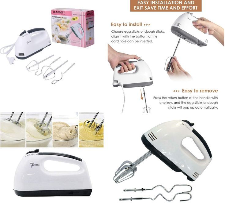 Handheld Electric Mixer for Baking