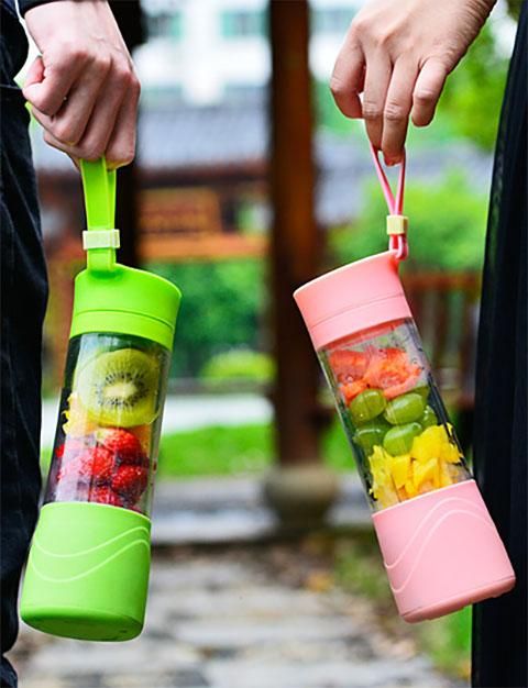 Portable USB Juicer Blender 380ml 6-Blade Smoothie Maker