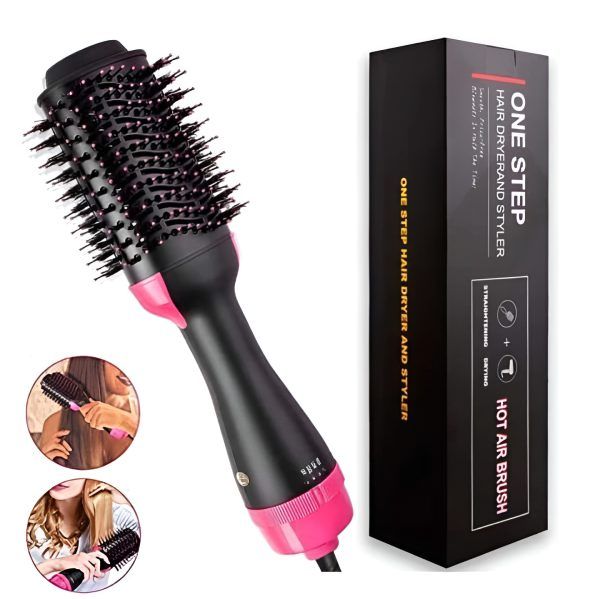 “3‑in‑1 Hair Dryer Styler Brush”:  “Dry, style, and volumize hair easily with one tool.”