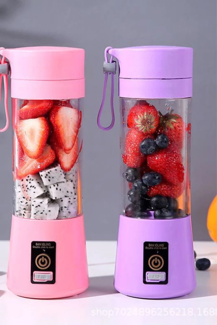 Portable USB Juicer Blender 380ml 6-Blade Smoothie Maker