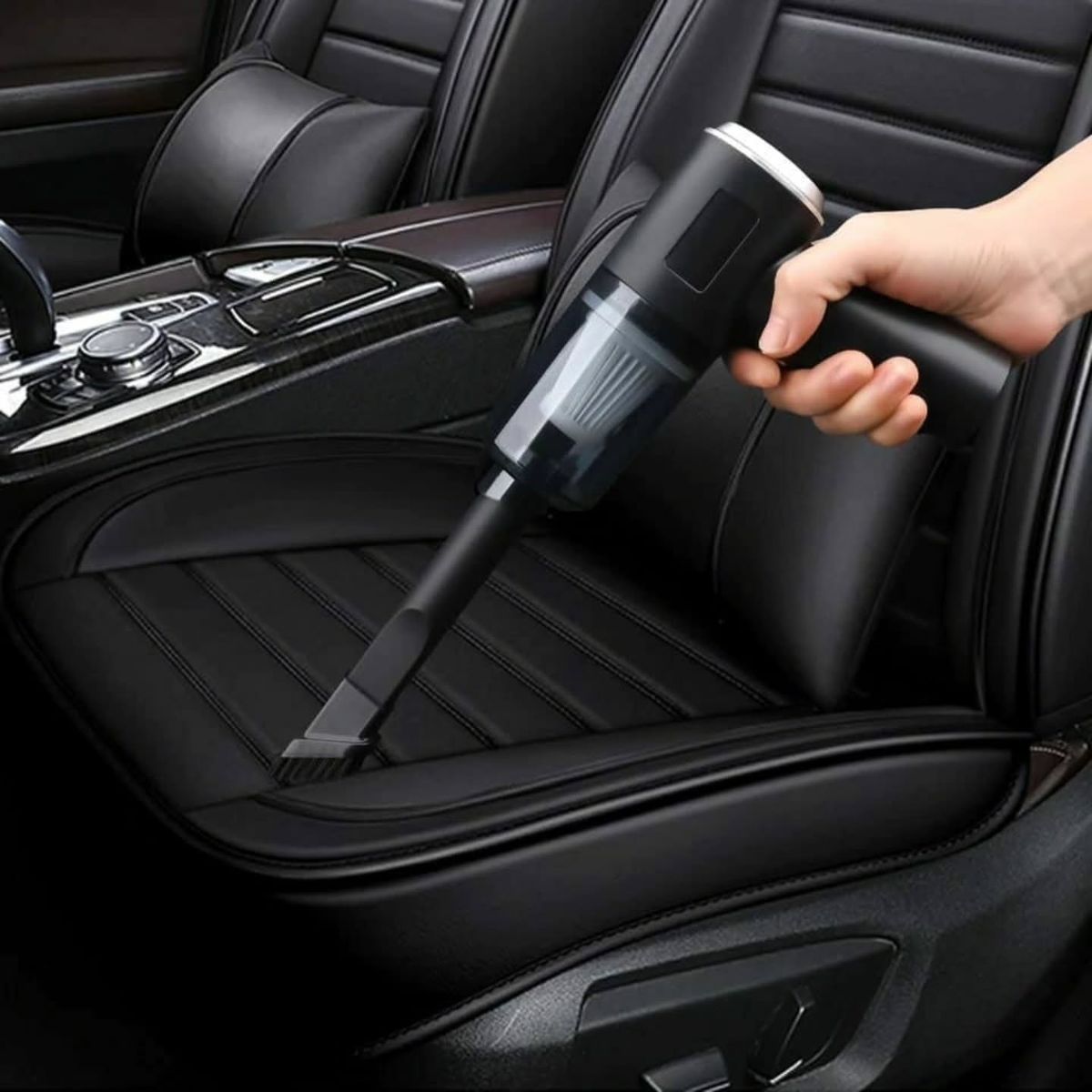 3-in-1 Cordless Mini Vacuum – High Power Car & Home Cleaner with Blower and Recharge