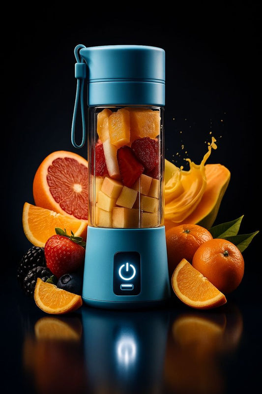 Portable USB Juicer Blender 380ml 6-Blade Smoothie Maker